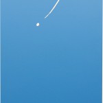 BLUE POP (48x24 Acrylic on Canvas)