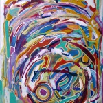 MONKEY MAN (48 x 36 Acrylic on Canvas)