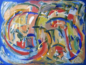 MILLENNIUM (48 x 60) Acrylic on canvas
