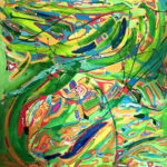 JOY (48x48 Acrylic on Canvas)