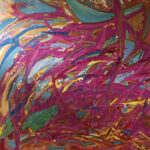 "Sea of Life" (48x48 acrylic on Belgian linen)