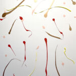 (SOLD) Streamers | Acrylic on Belgian Linen 45.5 x 35.5